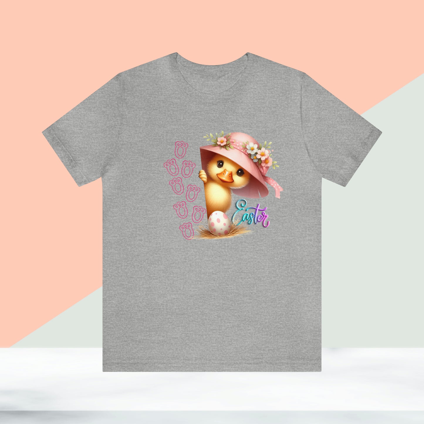 Happy Easter Unisex Jersey Short Sleeve Tee