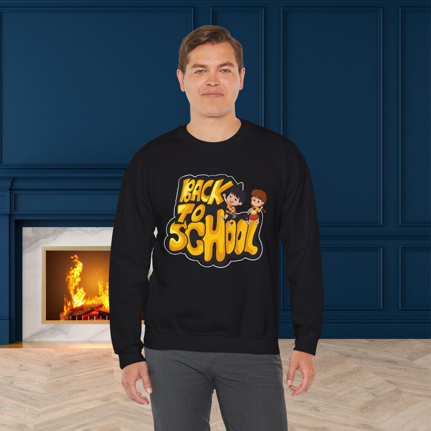 Back To school unisex heavy blend crewneck sweatshirt, We Love Teachers Sweatshirt,Teacher Back To school Sweatshirt. First Day Vibes Sweatshirt.