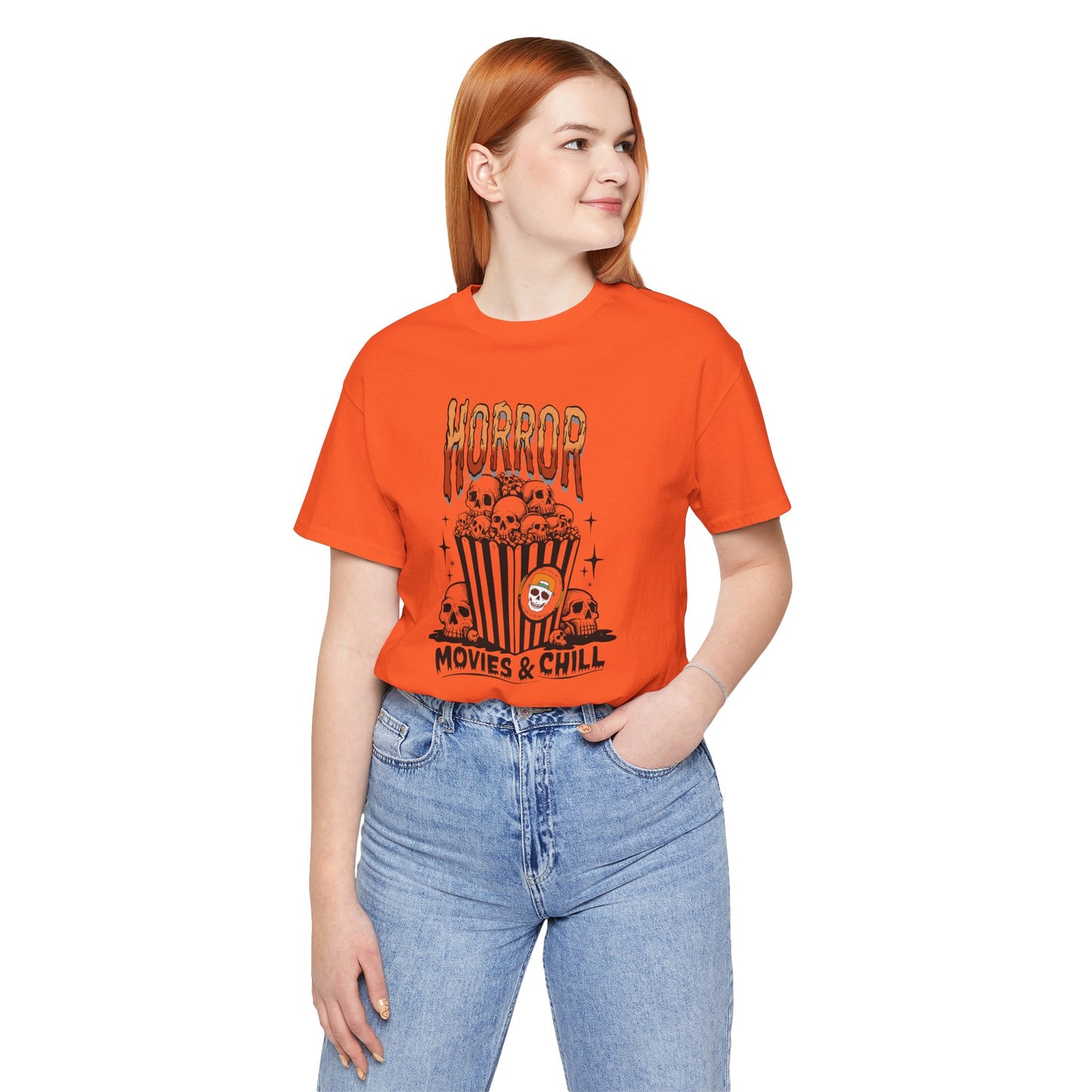 Horror Movies & Chill T-shirt, Happy Halloween T-shirt, Trick Or Treat T-shirt, Halloween T-shirt, Cool Halloween T-shirt, Spooky T-shirt,