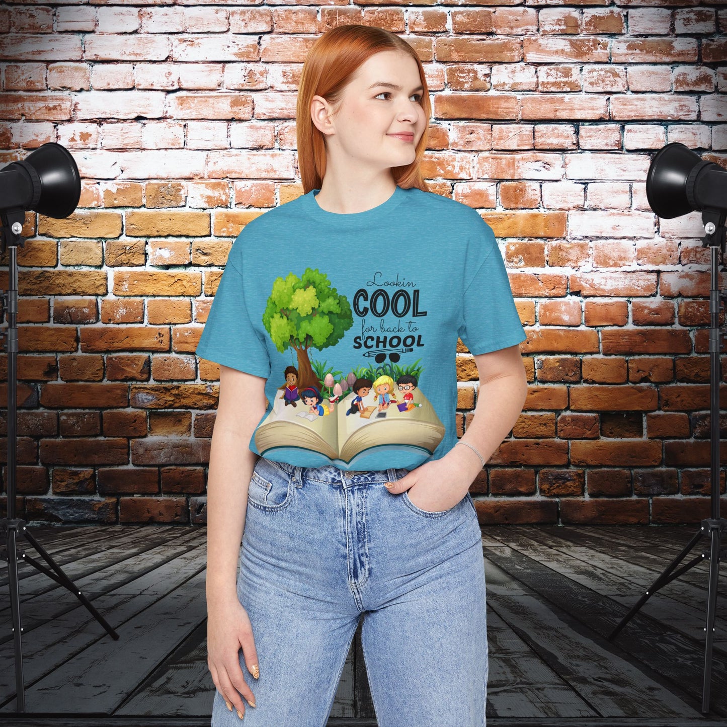 Looking Cool For BackTo School T-Shirt, Hello Teacher T-Shirt, Back To School T-Shirt, Teach Love Inspire Teacher Shirt, Teacher Back To school unisex jersey short sleeve.First Day Vibes T-Shirt.