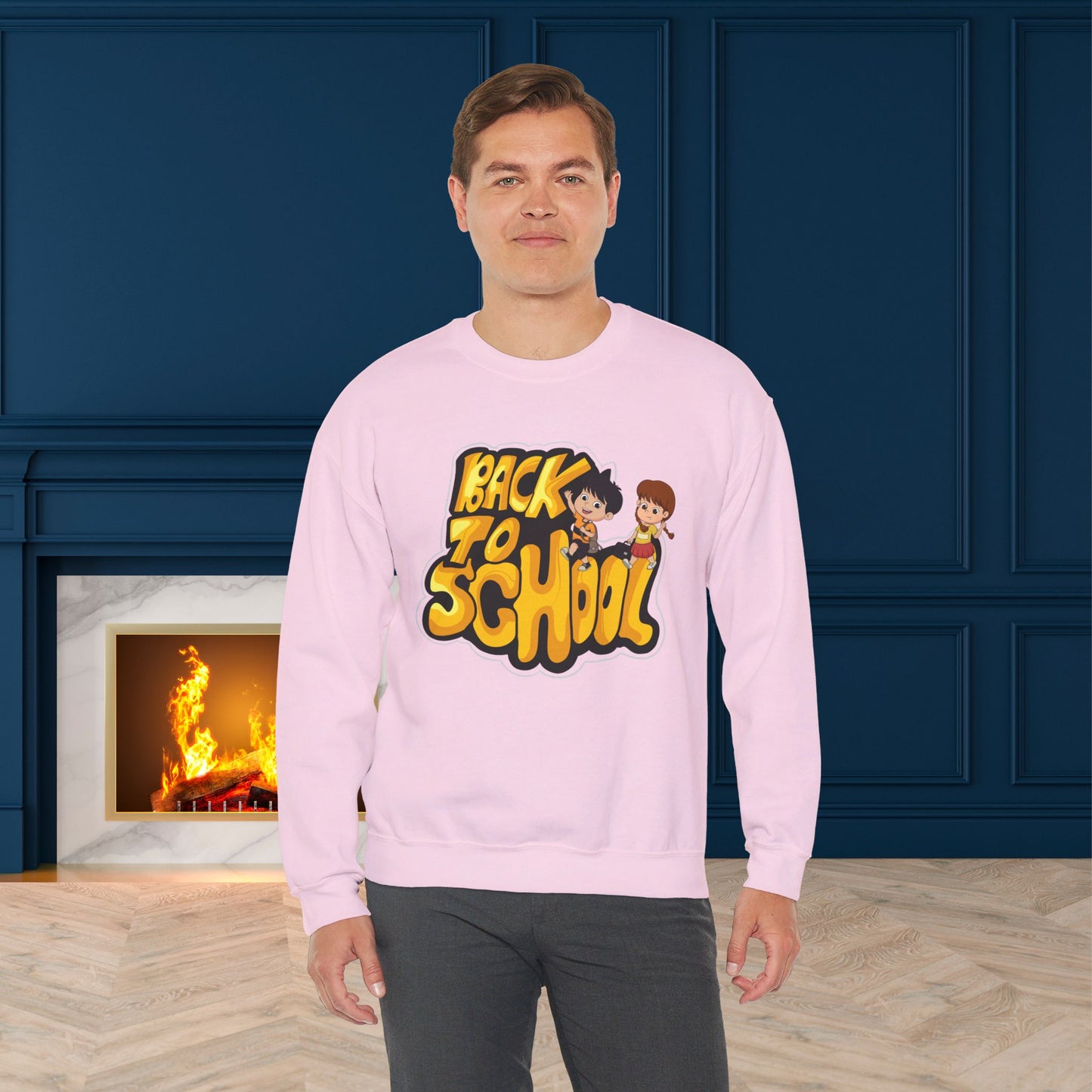 Back To school unisex heavy blend crewneck sweatshirt, We Love Teachers Sweatshirt,Teacher Back To school Sweatshirt. First Day Vibes Sweatshirt.