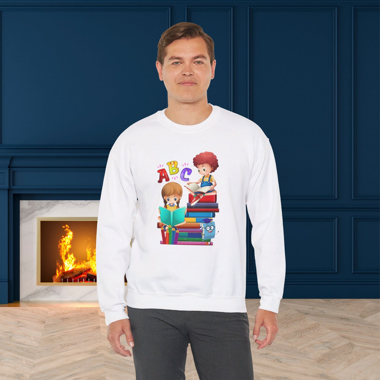 We Love Teachers Sweatshirt, Back To school unisex heavy blend crewneck sweatshirt, Teacher Back To school Sweatshirt. First Day Vibes Sweatshirt.
