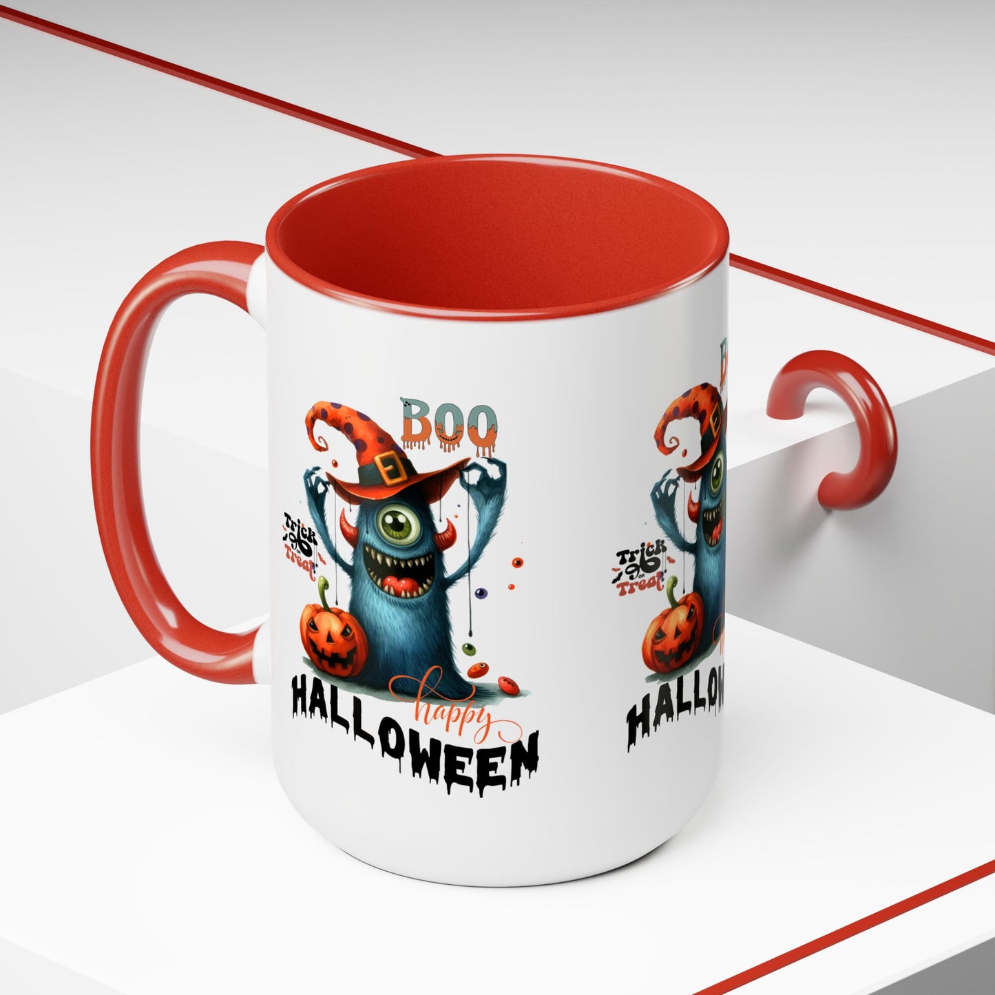 Boo Happy Halloween Coffee Mug, Beware Halloween Coffee Mug, Trick or Treat Halloween Coffee Mug, Cute Skeleton Coffee Mug, Spooky Season Halloween Coffee Mug.
