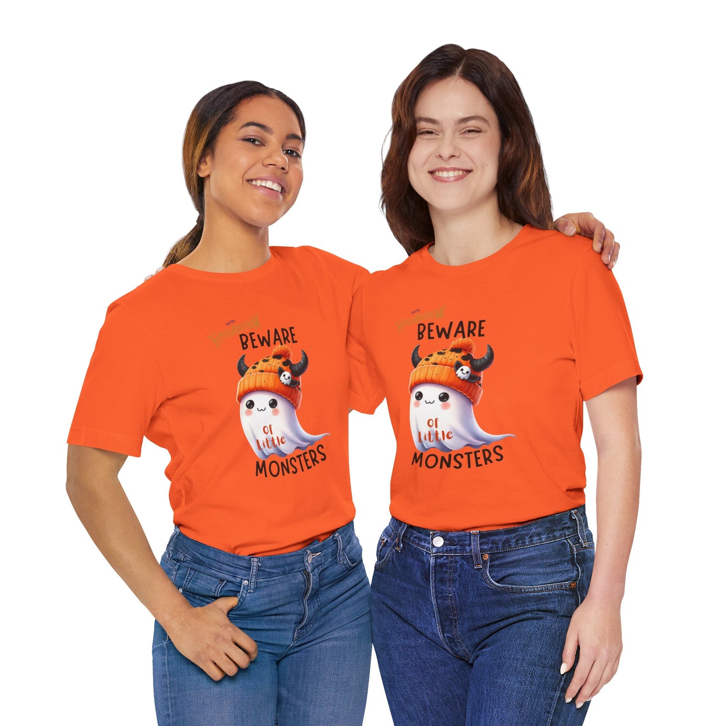 Beware Of Little Monsters T-shirt, Happy Halloween Skeleton T-shirt, Happy Halloween T-shirt, Trick Or Treat T-shirt, Halloween T-shirt, Cool Halloween T-shirt, Spooky T-shirt,