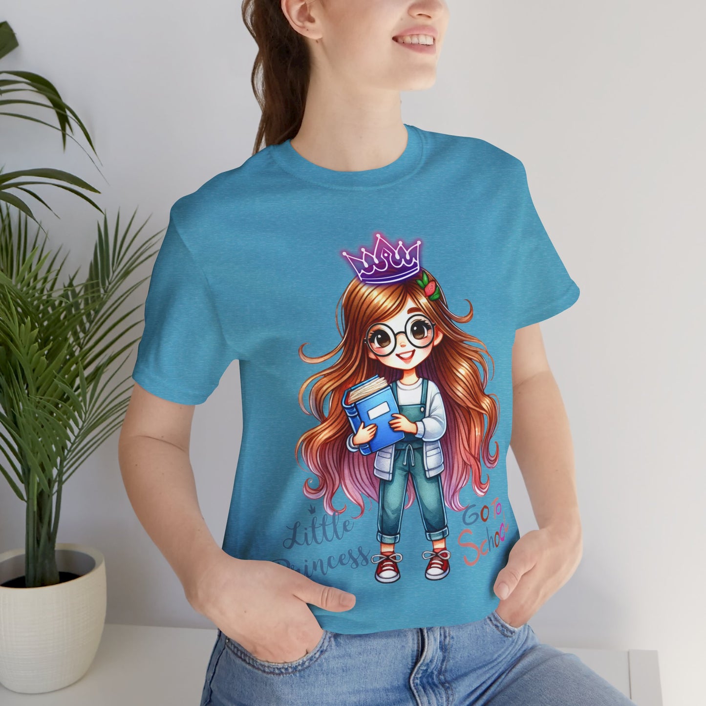 Little Princess T-Shirt, Teach Love Inspire Teacher Shirt, Teacher Back To school unisex jersey short sleeve.First Day Vibes T-Shirt.