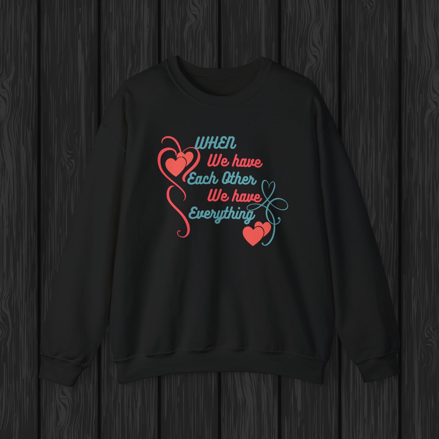 Happy valentines day Unisex Heavy Blend™ Crewneck Sweatshirt