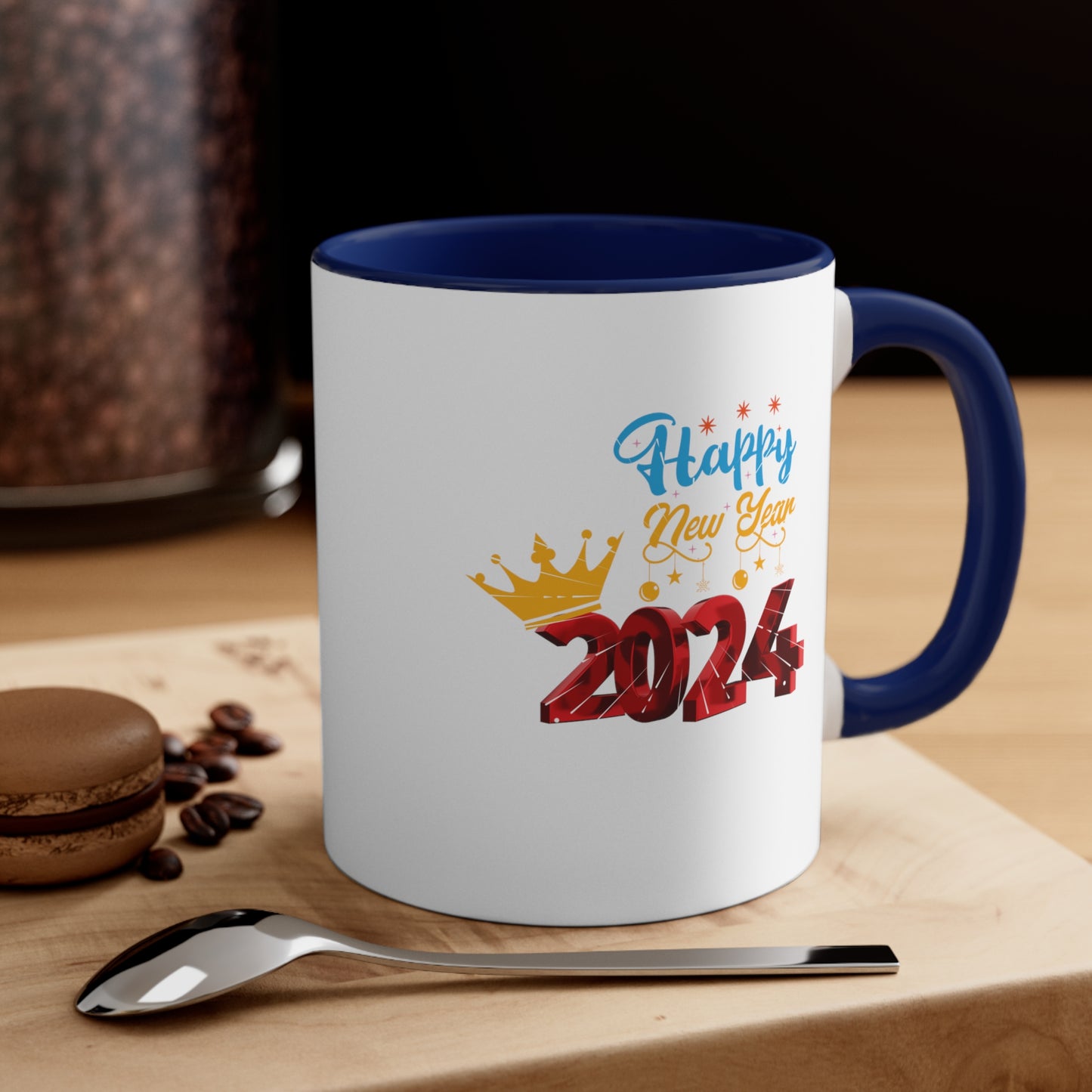 Happy New Year Accent Coffee Mug, 11oz