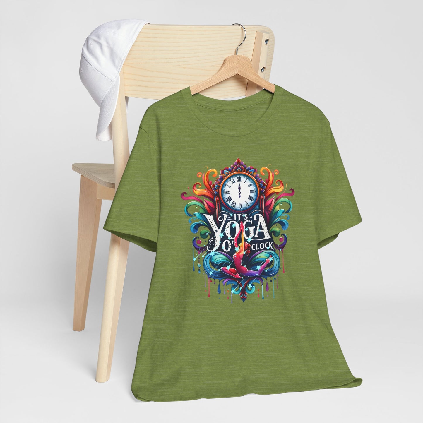 It's Yoga O'clock Yoga T-Shirt, Cute Yoga workout Shirt, Yoga lovers T-shirt, Yoga Instructor Gift, Gym shirt, Gift For Yoga lover, Gift For Yogi.