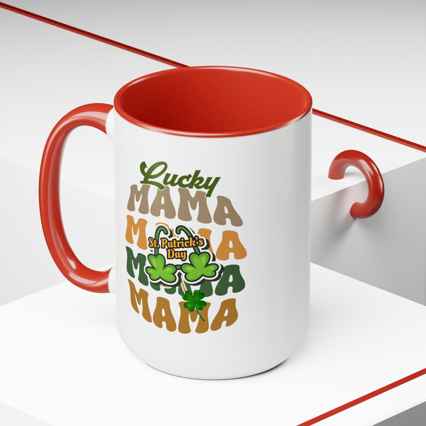 St Patrick's Day two-Tone Coffee Mugs, 15oz