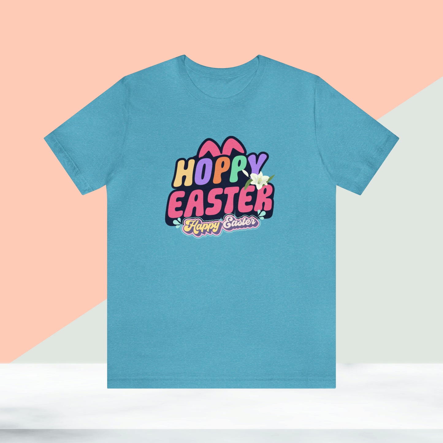 Happy Easter Unisex Jersey Short Sleeve Tee
