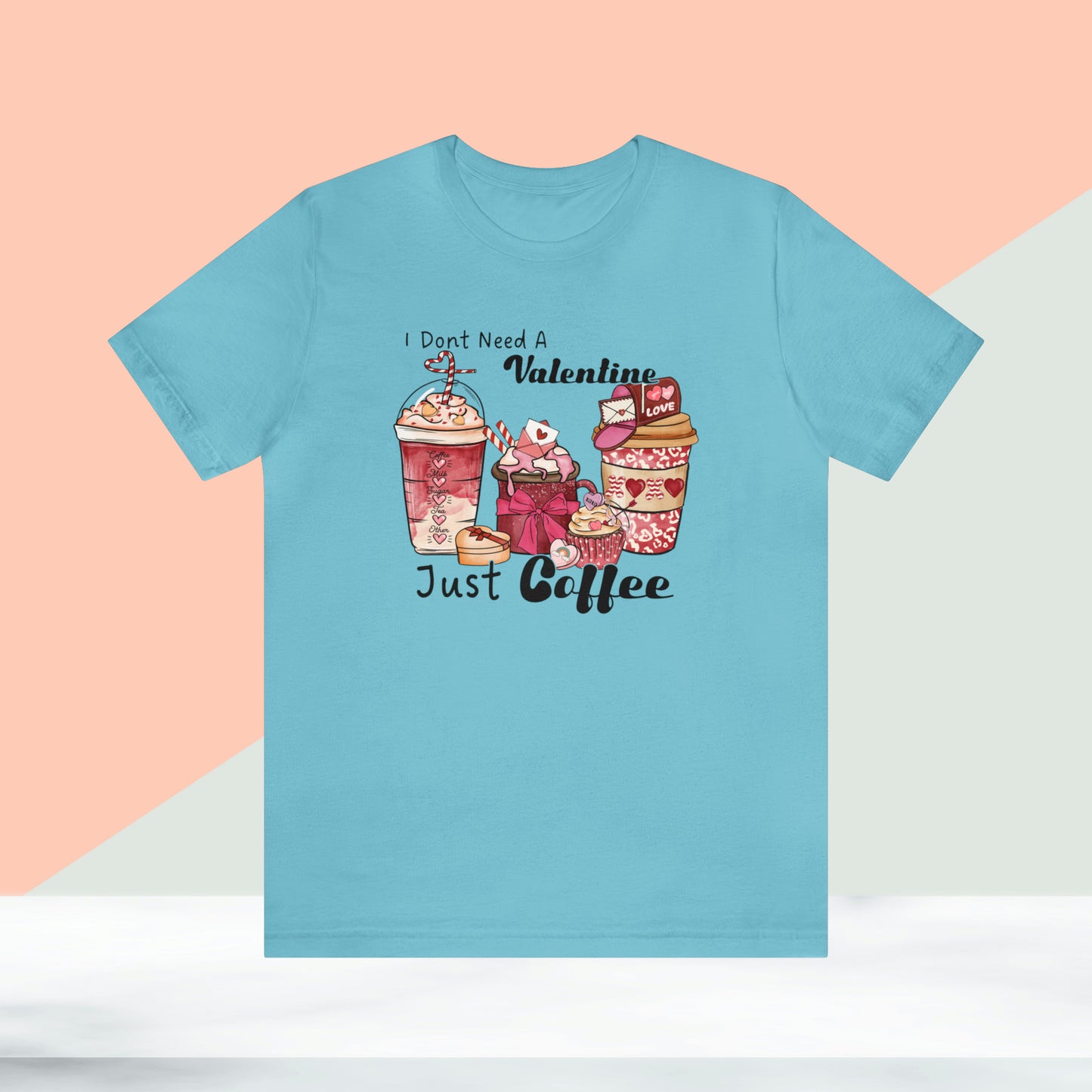 Happy valentines day Unisex Jersey Short Sleeve Tee