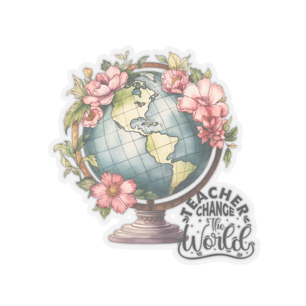Teacher Change The World Back To School Kiss-Cut Stickers, First Grade Squad Kiss-Cut Stickers, Gift for First graders, Ready for School, Back to Learning.