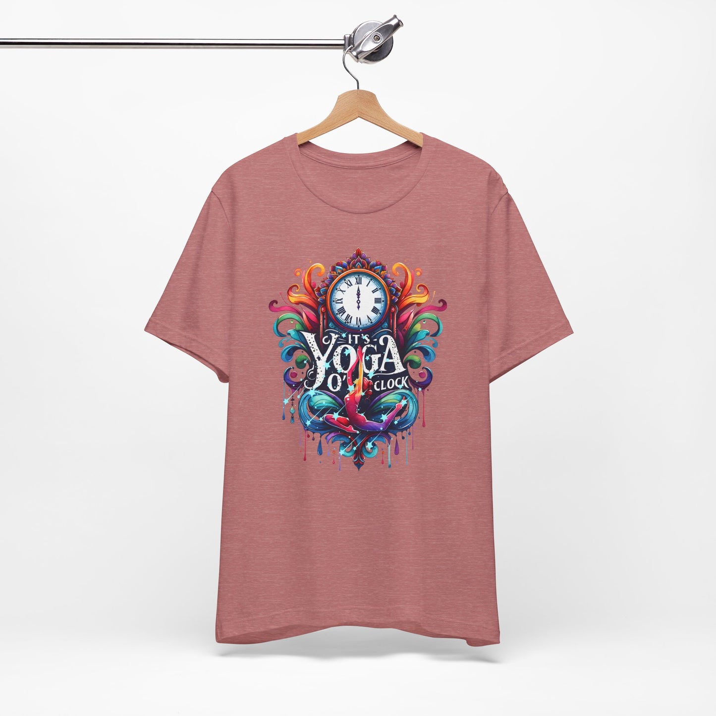It's Yoga O'clock Yoga T-Shirt, Cute Yoga workout Shirt, Yoga lovers T-shirt, Yoga Instructor Gift, Gym shirt, Gift For Yoga lover, Gift For Yogi.