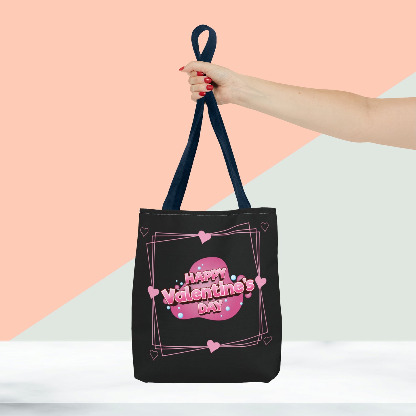 Happy Valentines Day Tote Bag