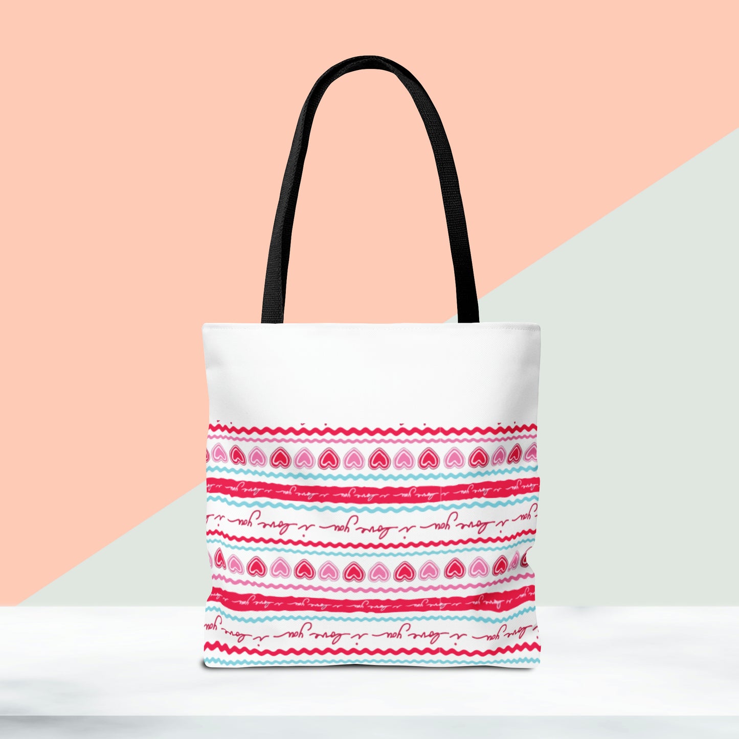 Happy Valentines Day Tote Bag
