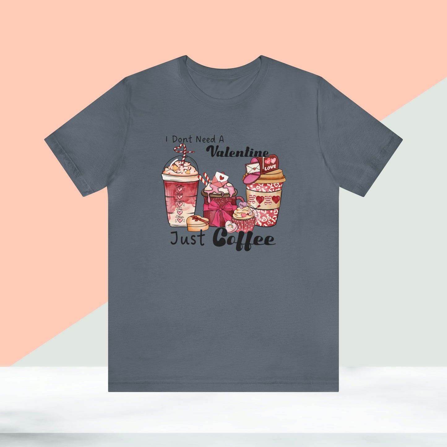 Happy valentines day Unisex Jersey Short Sleeve Tee