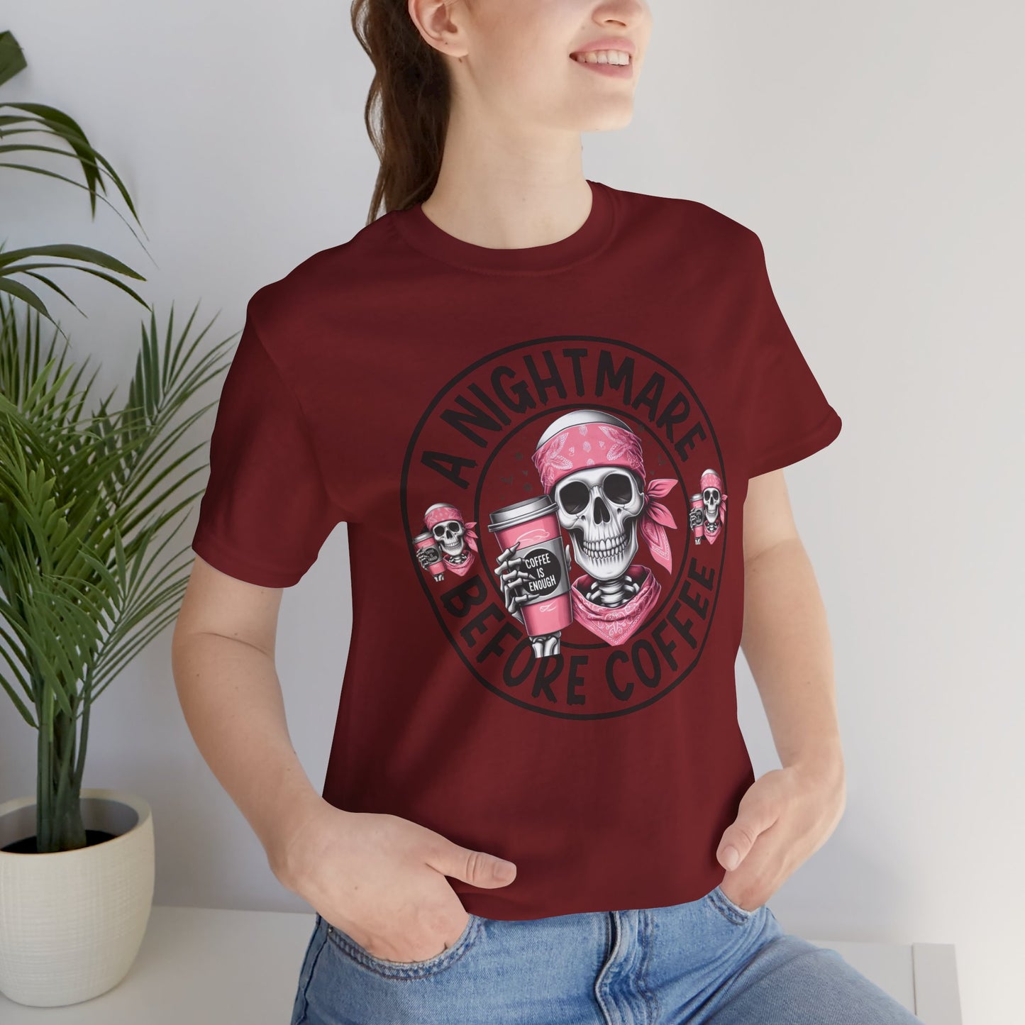A Nightmare Before coffee T-shirt, Happy Halloween T-shirt, Trick Or Treat T-shirt, Halloween T-shirt, Cool Halloween T-shirt, Spooky T-shirt,