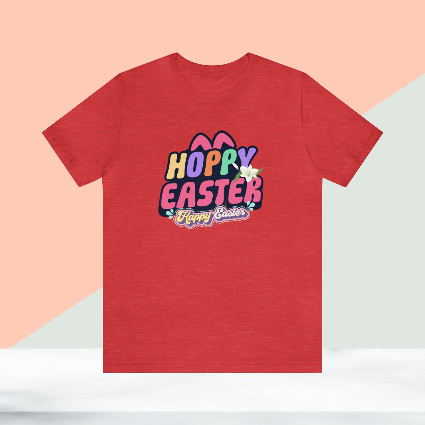 Happy Easter Unisex Jersey Short Sleeve Tee