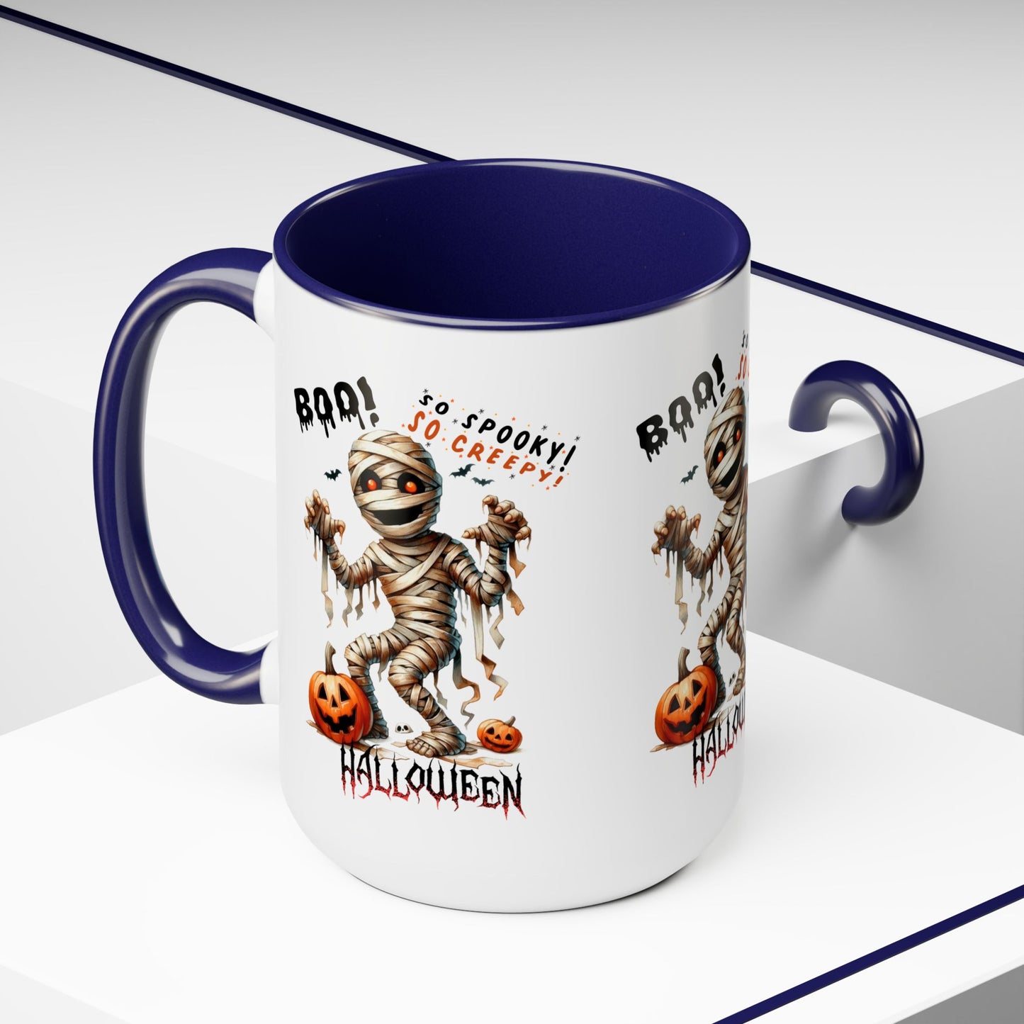 So Spooky So Creepy Halloween Coffee Mug, Let's Go Halloween Coffee Mug, Trick or Treat Halloween Coffee Mug, Cute Skeleton Coffee Mug, Spooky Season Halloween Coffee Mug.