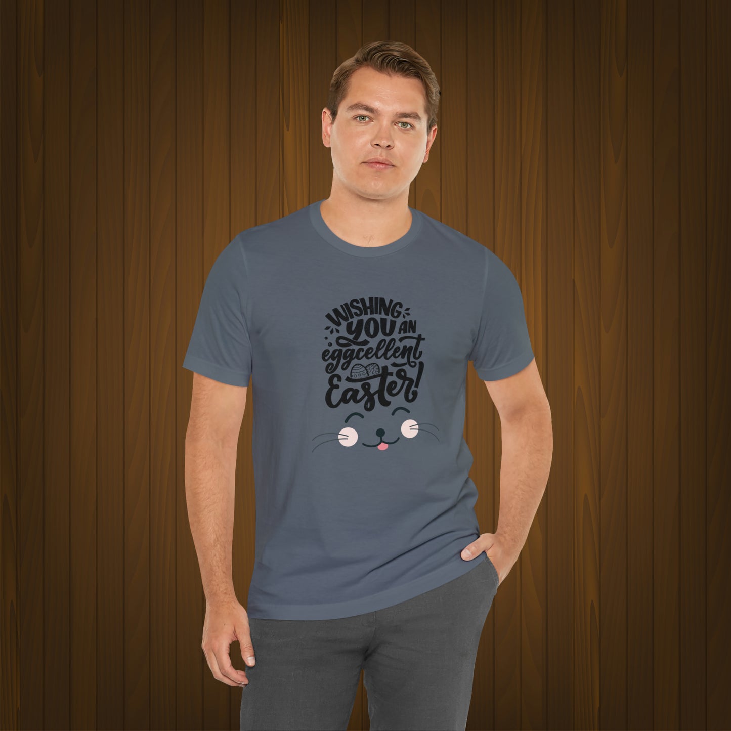 Happy Easter Unisex Jersey Short Sleeve Tee
