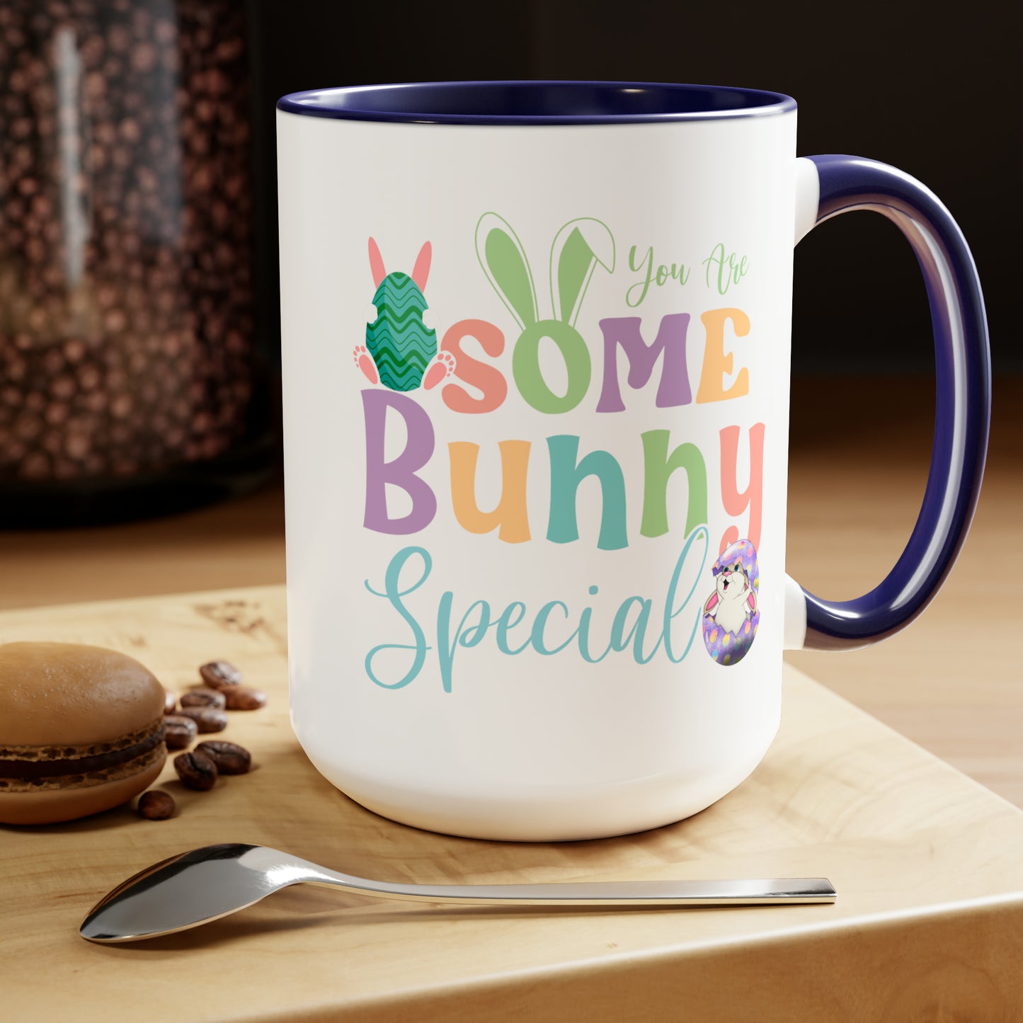 Some Bunny Special Two-Tone Coffee Mugs, 15oz