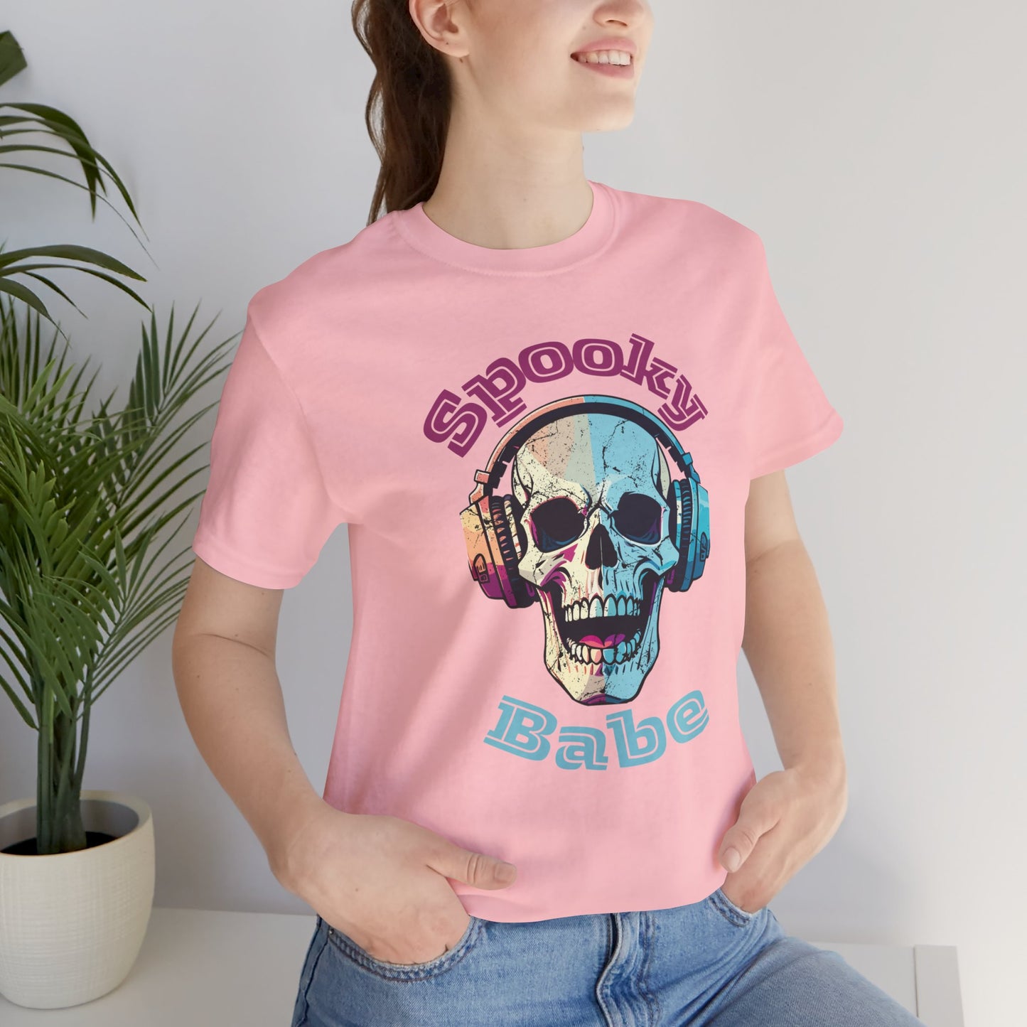 Spooky Babe Halloween T-shirt, Happy Halloween T-shirt, Trick Or Treat T-shirt, Halloween T-shirt, Cool Halloween T-shirt, Spooky T-shirt,