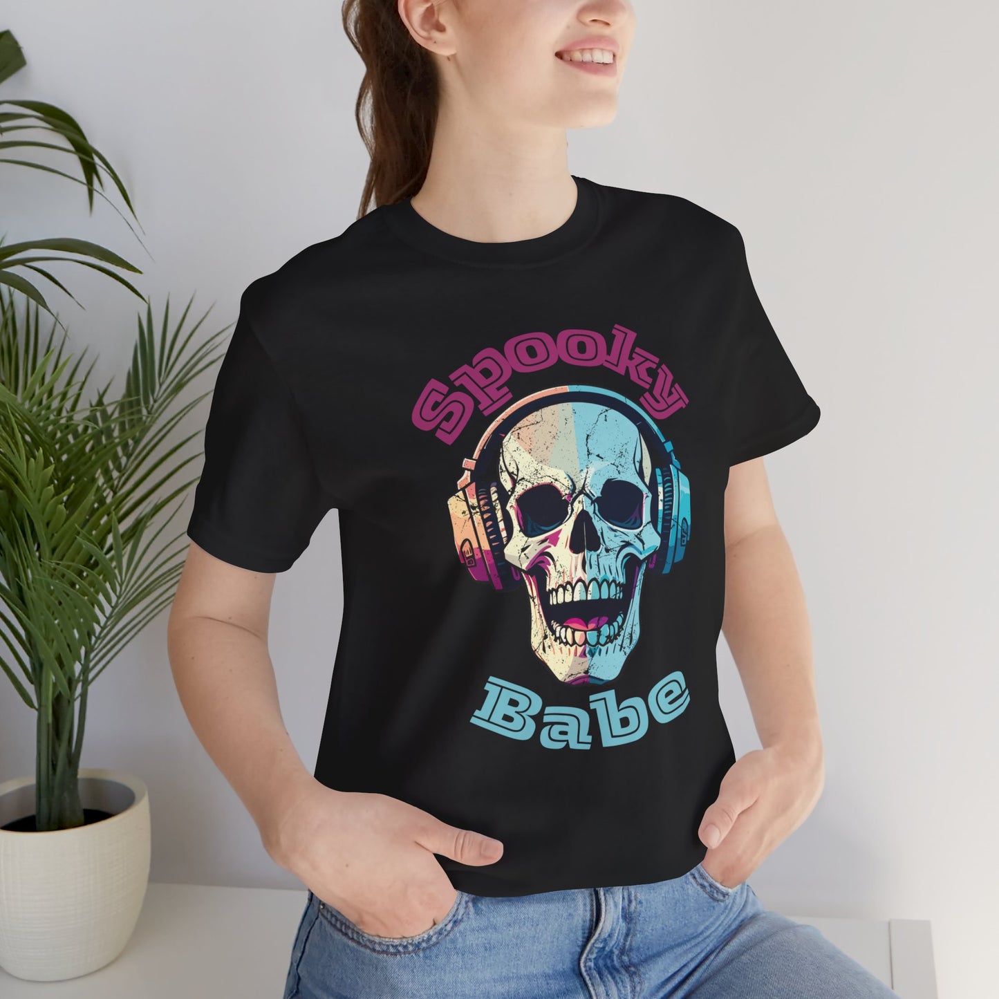 Spooky Babe Halloween T-shirt, Happy Halloween T-shirt, Trick Or Treat T-shirt, Halloween T-shirt, Cool Halloween T-shirt, Spooky T-shirt,
