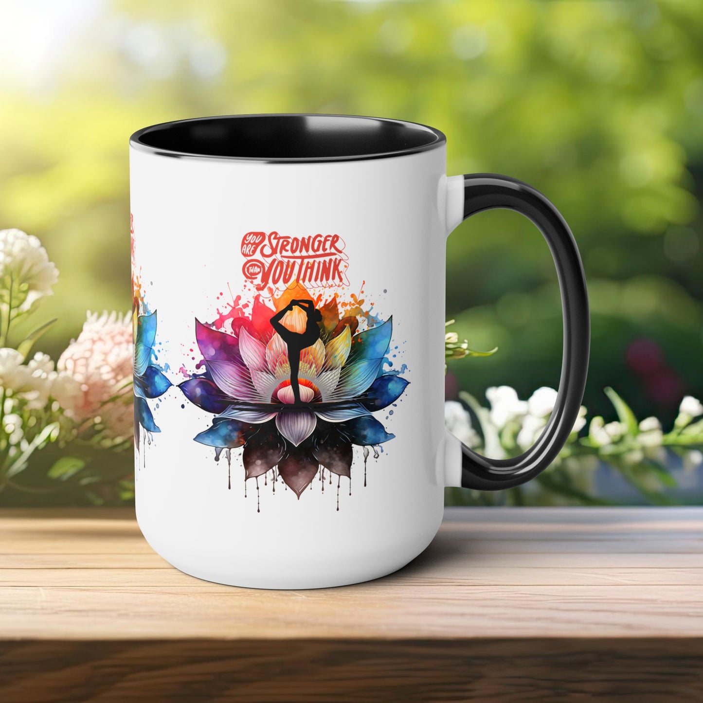 You Are stronger Then You Think Yoga Coffee Mug, Cute Yoga Coffee Mug, Yoga lovers Coffee Mug, Yoga Instructor Gift, Gift For Yoga lover, Gift For Yogi.