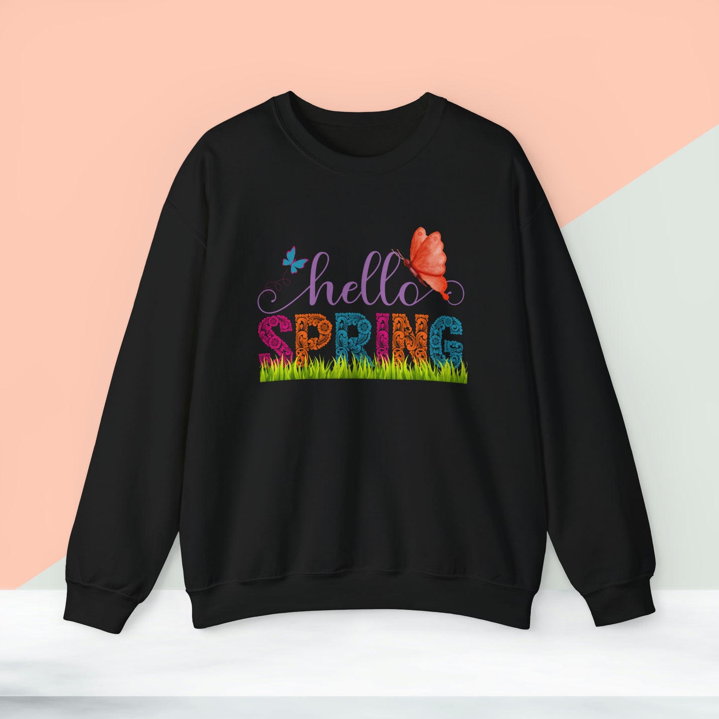 Hello Spring Unisex Crewneck Sweatshirt