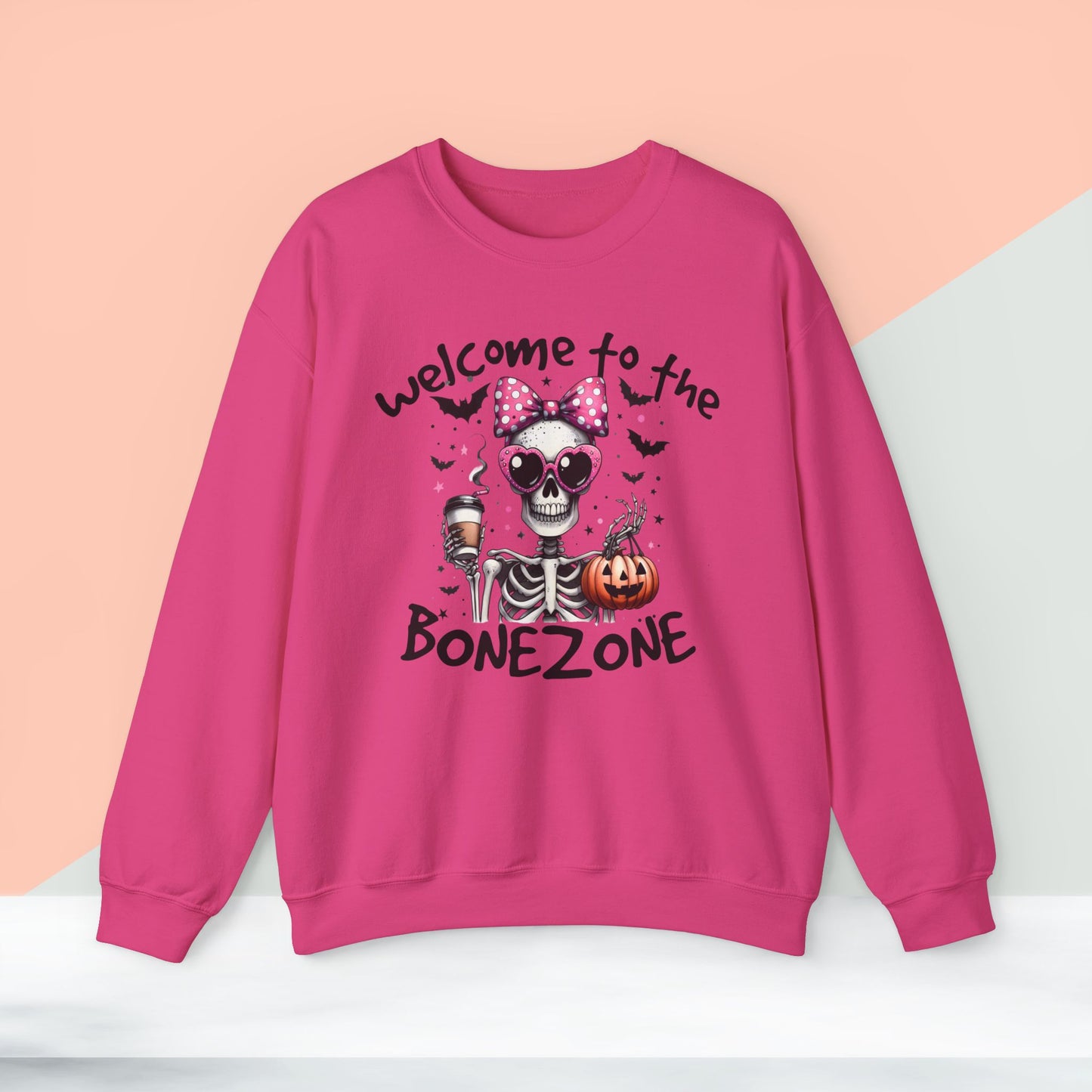 Halloween Sweatshirt, Happy Halloween Sweatshirt - Unisex Heavy Blend Crewneck, Halloween Sweatshirt, Cute Spooky Ghost sweatshirt.
