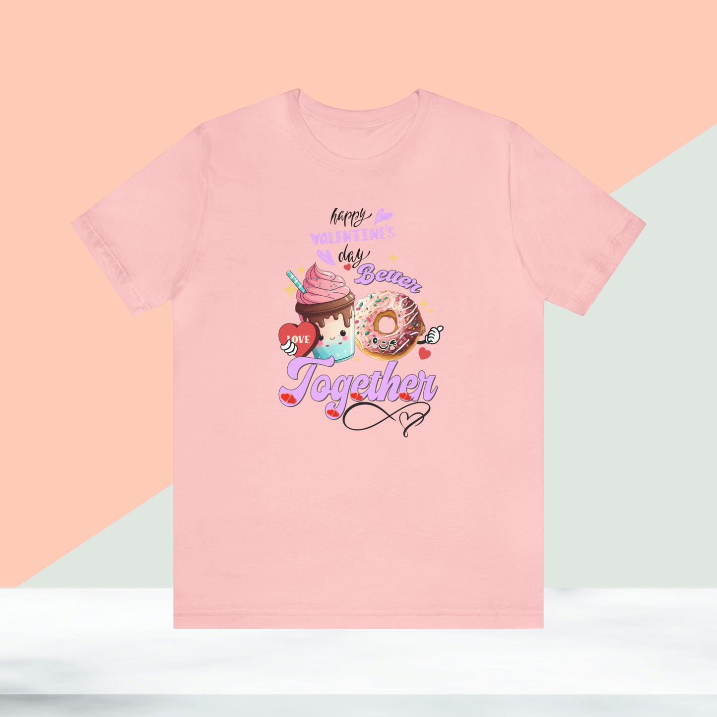 Happy valentines day Unisex Jersey Short Sleeve Tee