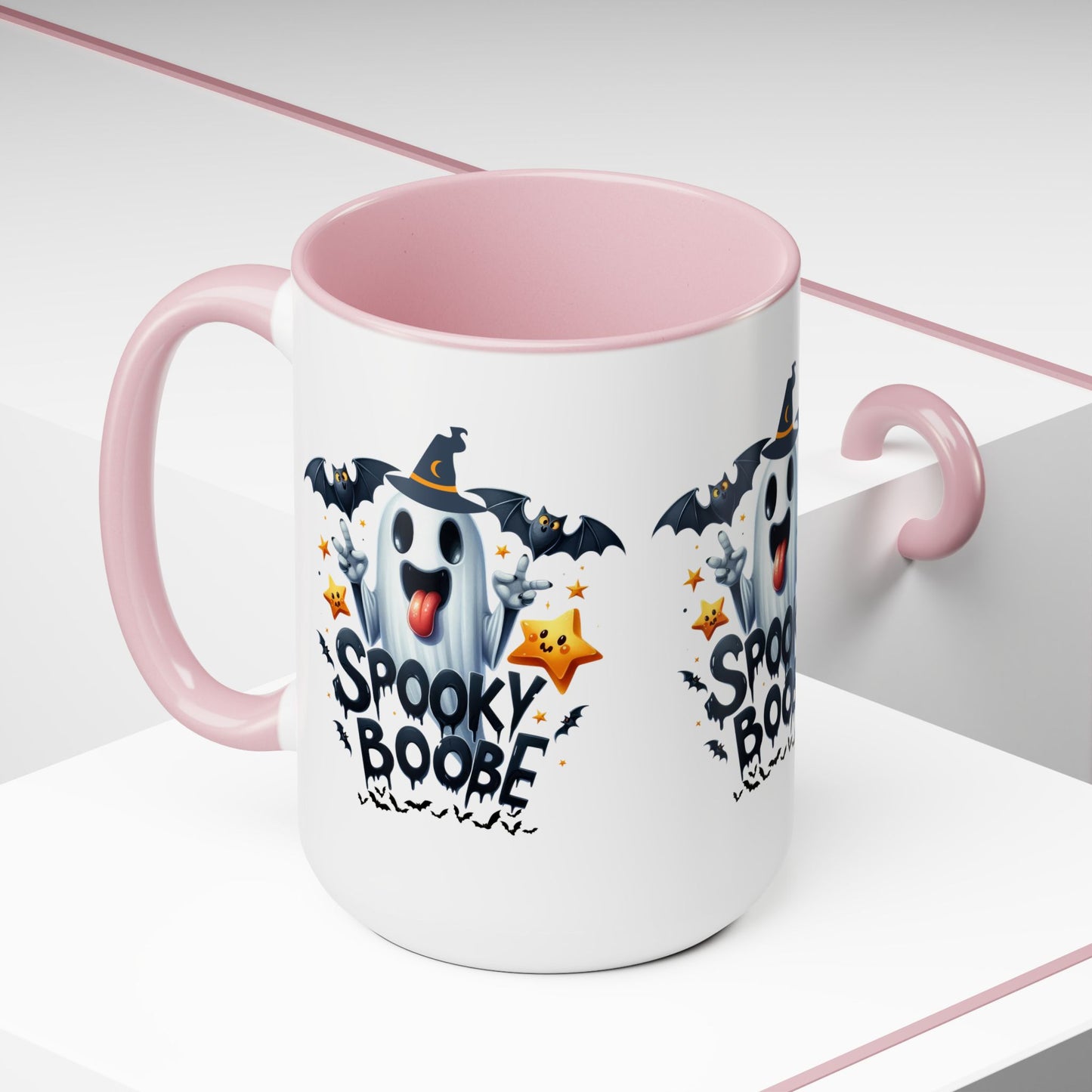 Spooky Boo Happy Halloween Coffee Mug, Let's Go Halloween Coffee Mug, Trick or Treat Halloween Coffee Mug, Cute Ghost Coffee Mug, Spooky Season Halloween Coffee Mug.