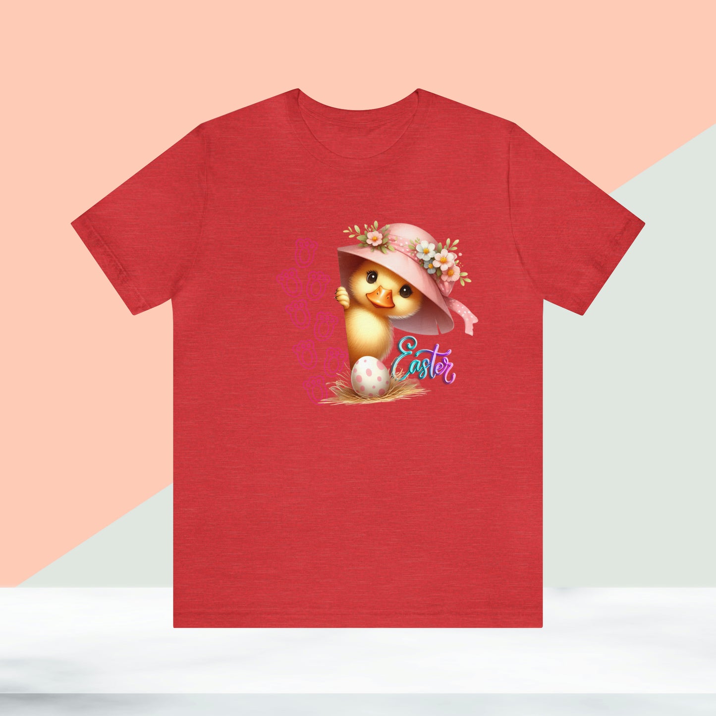 Happy Easter Unisex Jersey Short Sleeve Tee