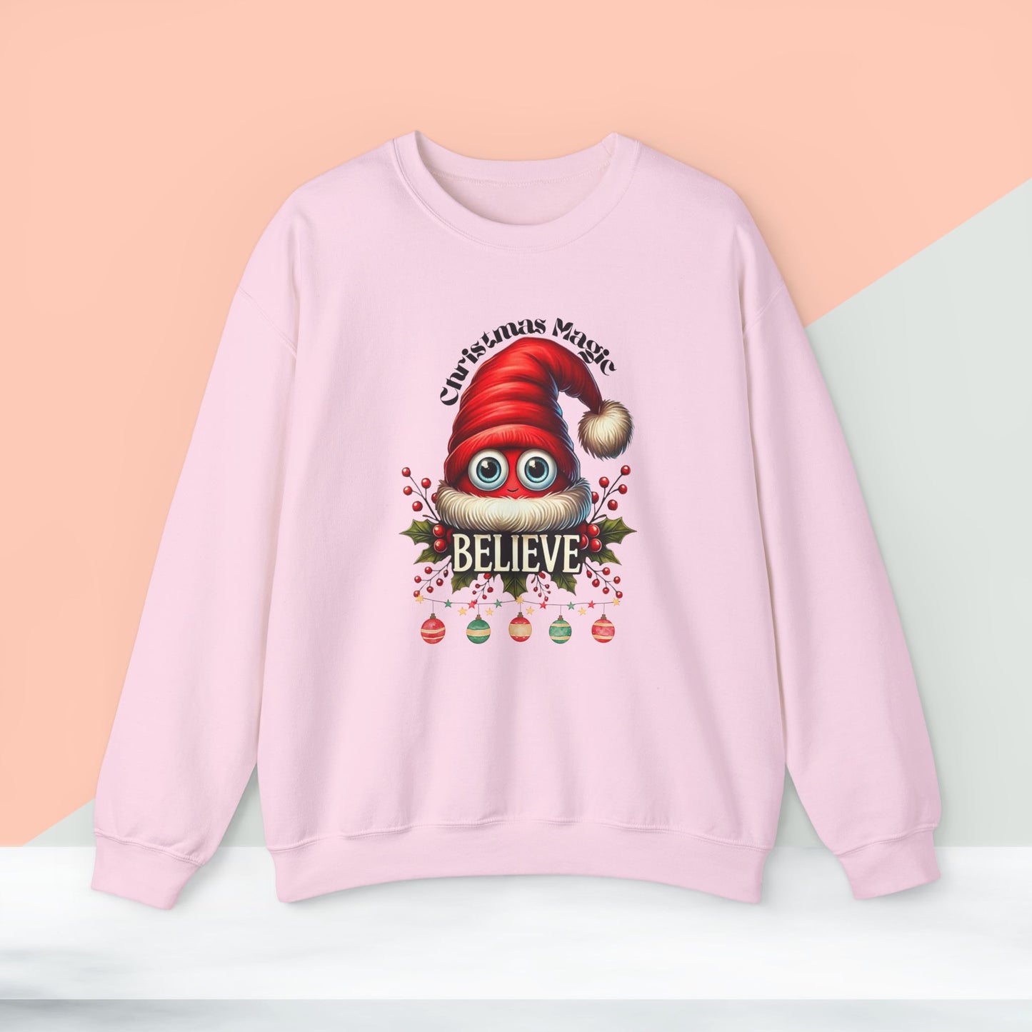 Christmas Magic Christmas Sweatshirt - Unisex Heavy Blend, Merry Christmas, Festive, Christmas Gift, Crewneck, merry Christmas Sweatshirt, Christmas Sweatshirt Christmas Gift, Festive Sweatshirt.