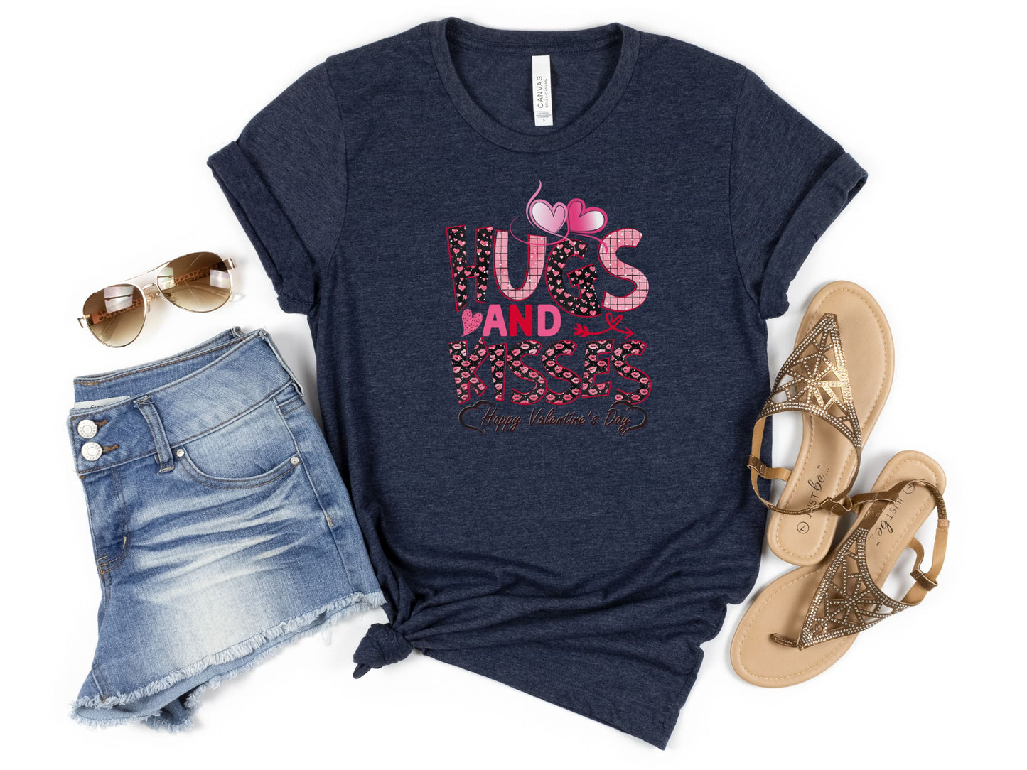 Happy valentines day Unisex Jersey Short Sleeve Tee