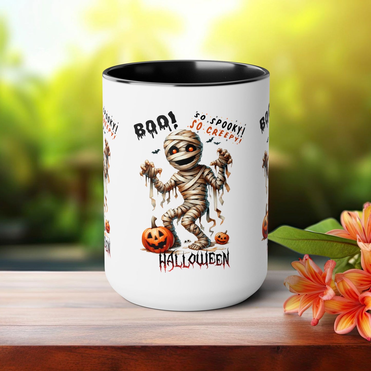 So Spooky So Creepy Halloween Coffee Mug, Let's Go Halloween Coffee Mug, Trick or Treat Halloween Coffee Mug, Cute Skeleton Coffee Mug, Spooky Season Halloween Coffee Mug.