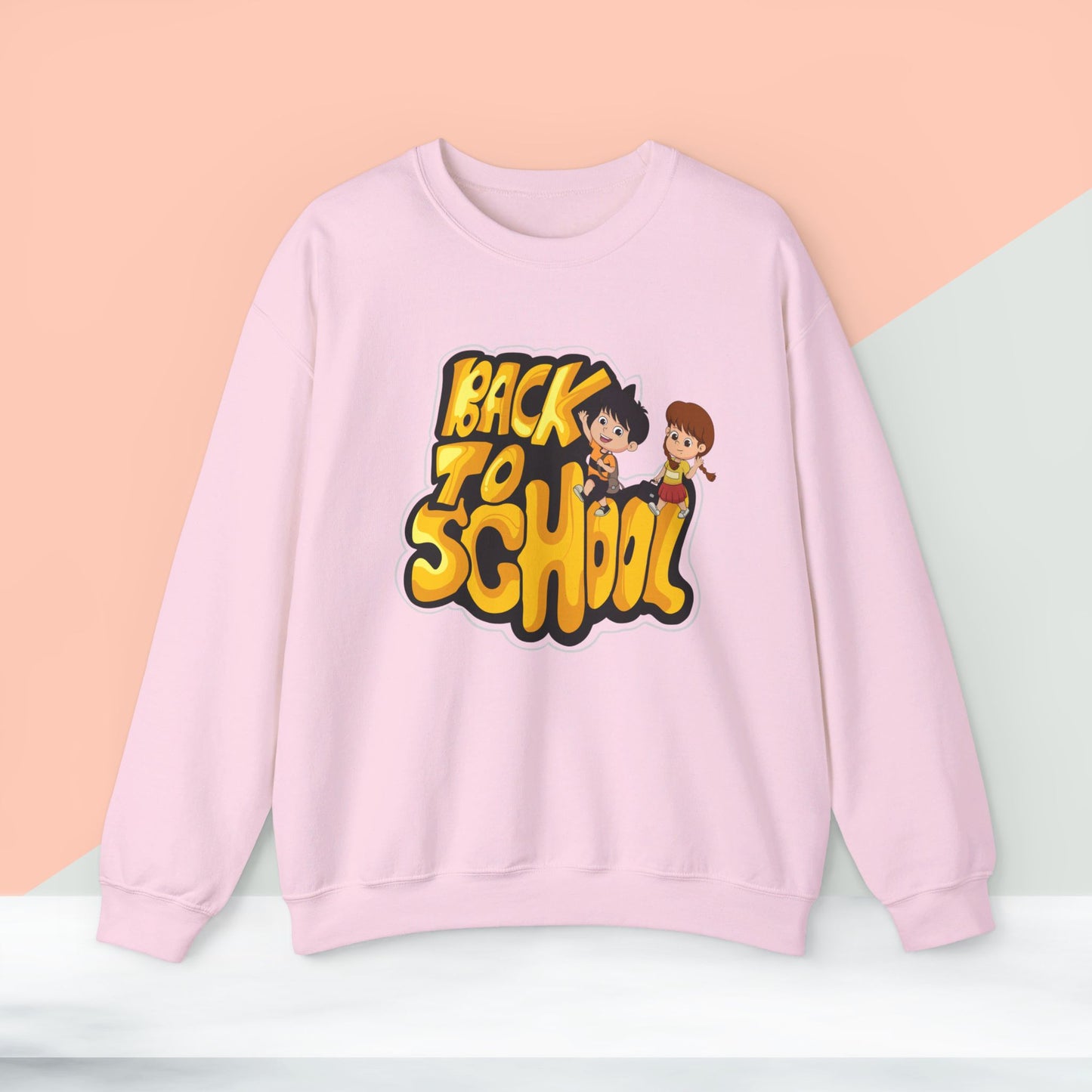 Back To school unisex heavy blend crewneck sweatshirt, We Love Teachers Sweatshirt,Teacher Back To school Sweatshirt. First Day Vibes Sweatshirt.
