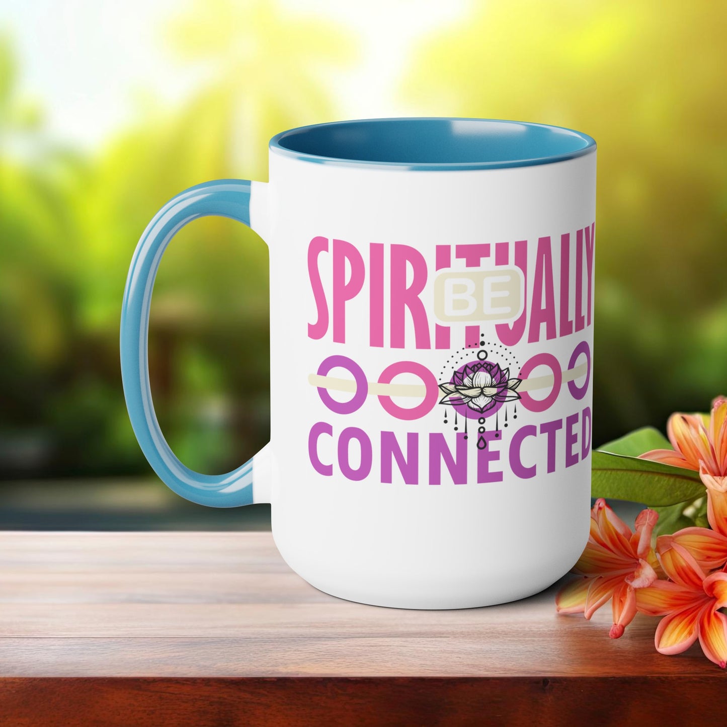 Be Spiritually Connected Yoga Coffee Mug, Cute Yoga Coffee Mug, Yoga lovers Coffee Mug, Yoga Instructor Gift, Gift For Yoga lover, Gift For Yogi.