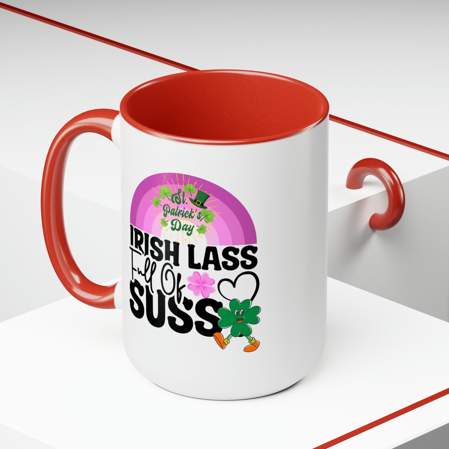 St Patrick's Day two-Tone Coffee Mugs, 15oz