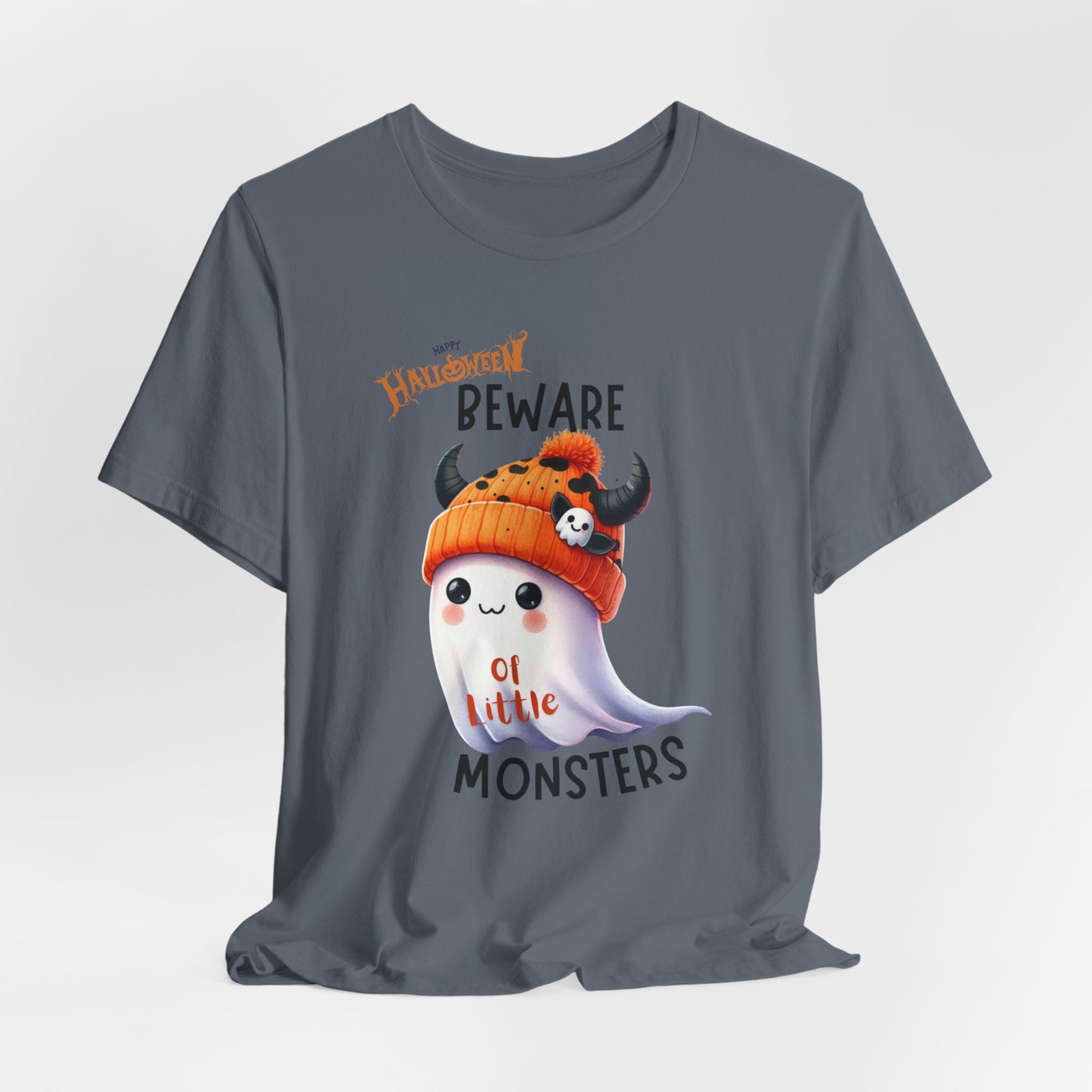 Beware Of Little Monsters T-shirt, Happy Halloween Skeleton T-shirt, Happy Halloween T-shirt, Trick Or Treat T-shirt, Halloween T-shirt, Cool Halloween T-shirt, Spooky T-shirt,
