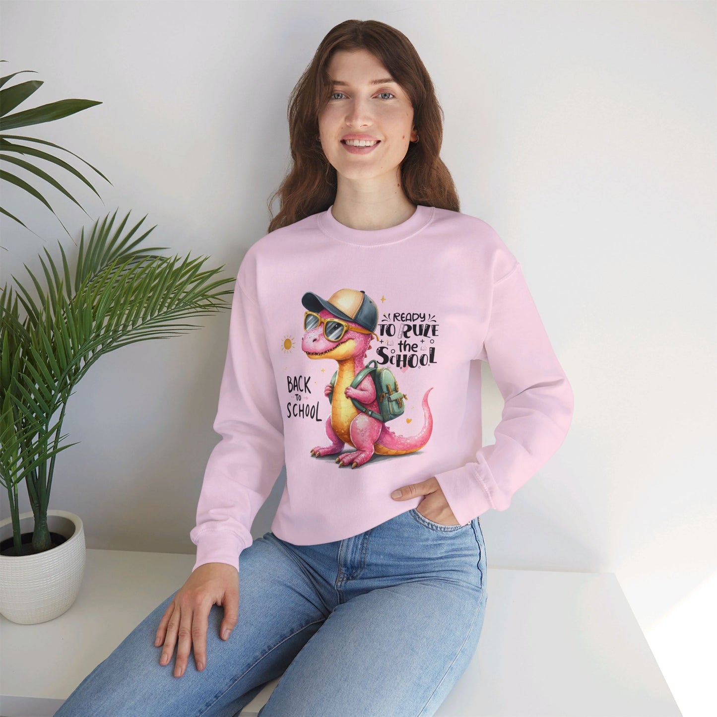 Back To school unisex heavy blend crewneck sweatshirt, We Love Teachers Sweatshirt,Teacher Back To school Sweatshirt. First Day Vibes Sweatshirt.