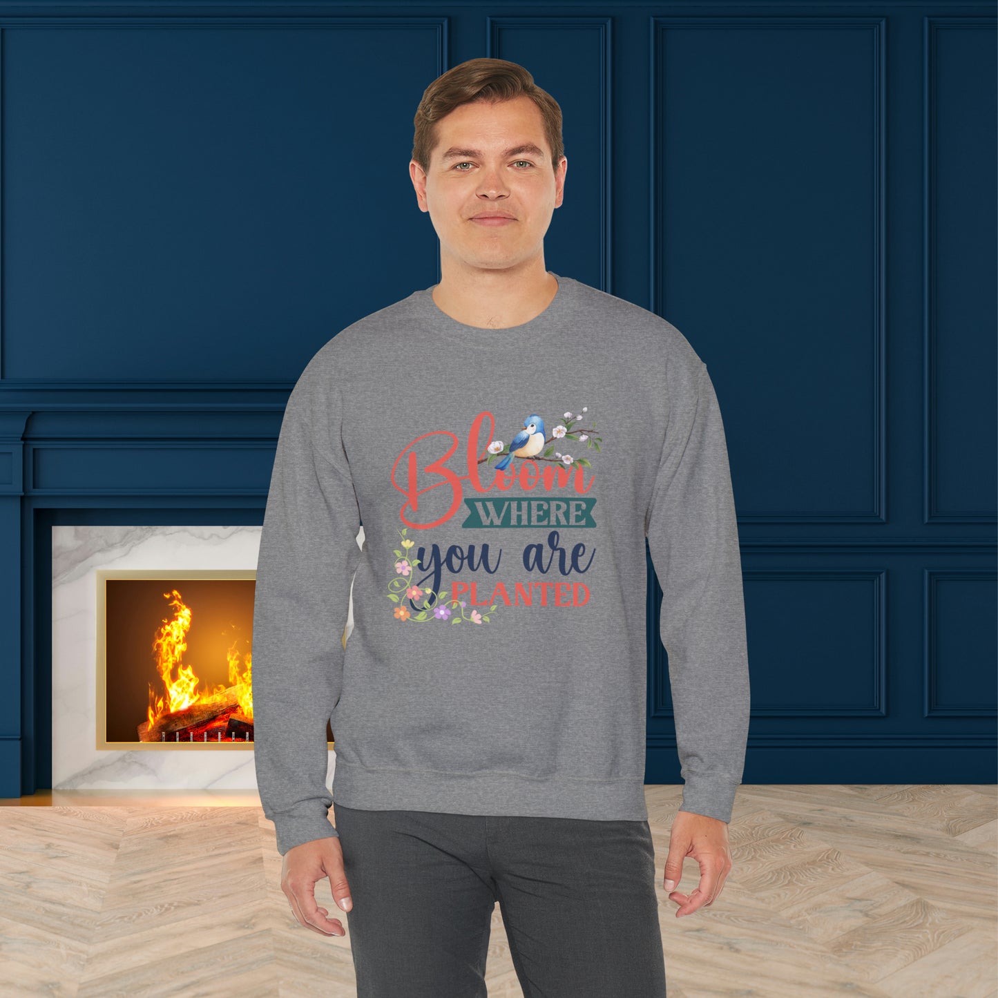 Spring Time Unisex Heavy Blend™ Crewneck Sweatshirt