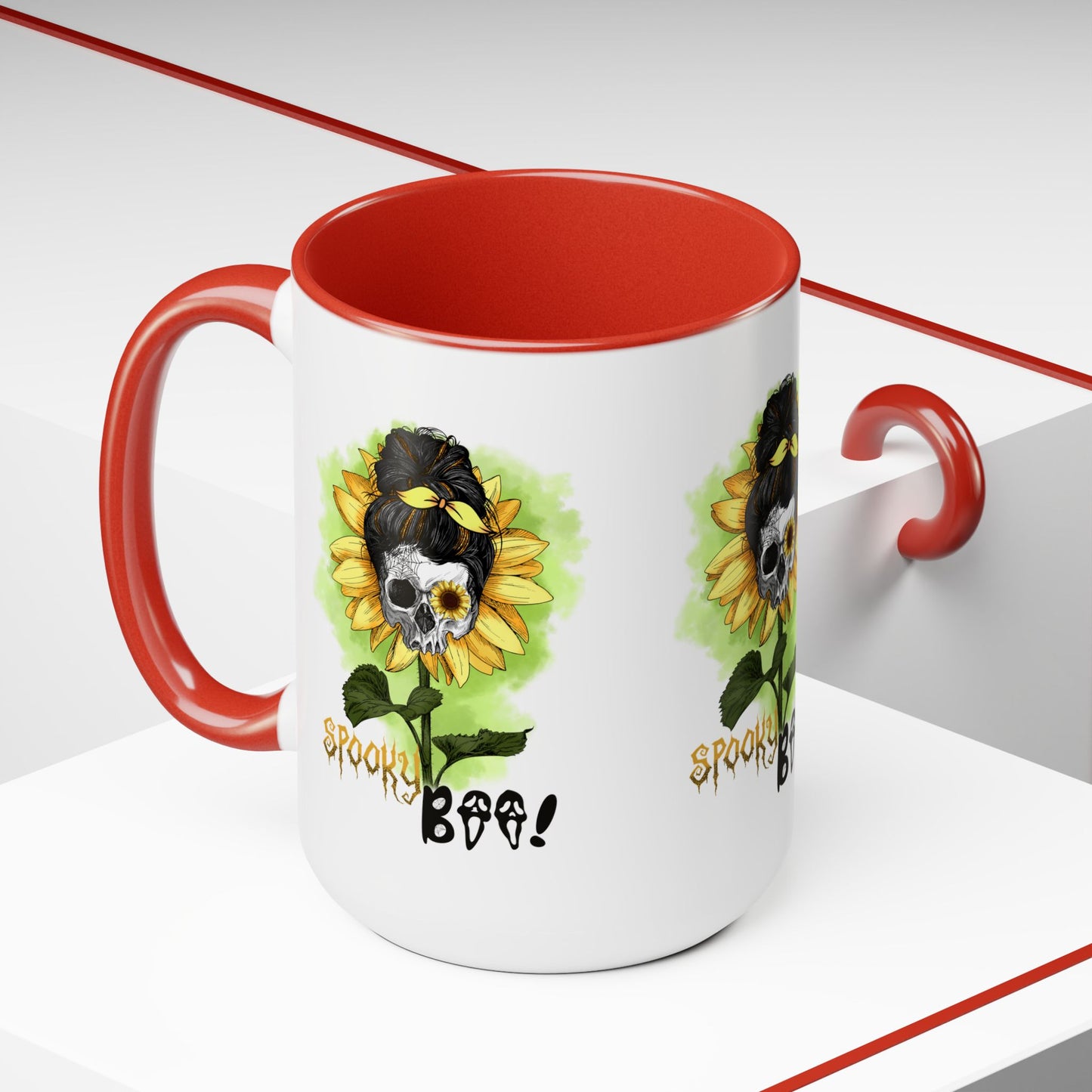 Spooky Boo Halloween Coffee Mug, Let's Go Halloween Coffee Mug, Trick or Treat Halloween Coffee Mug, Cute Ghost Coffee Mug, Spooky Season Halloween Coffee Mug.