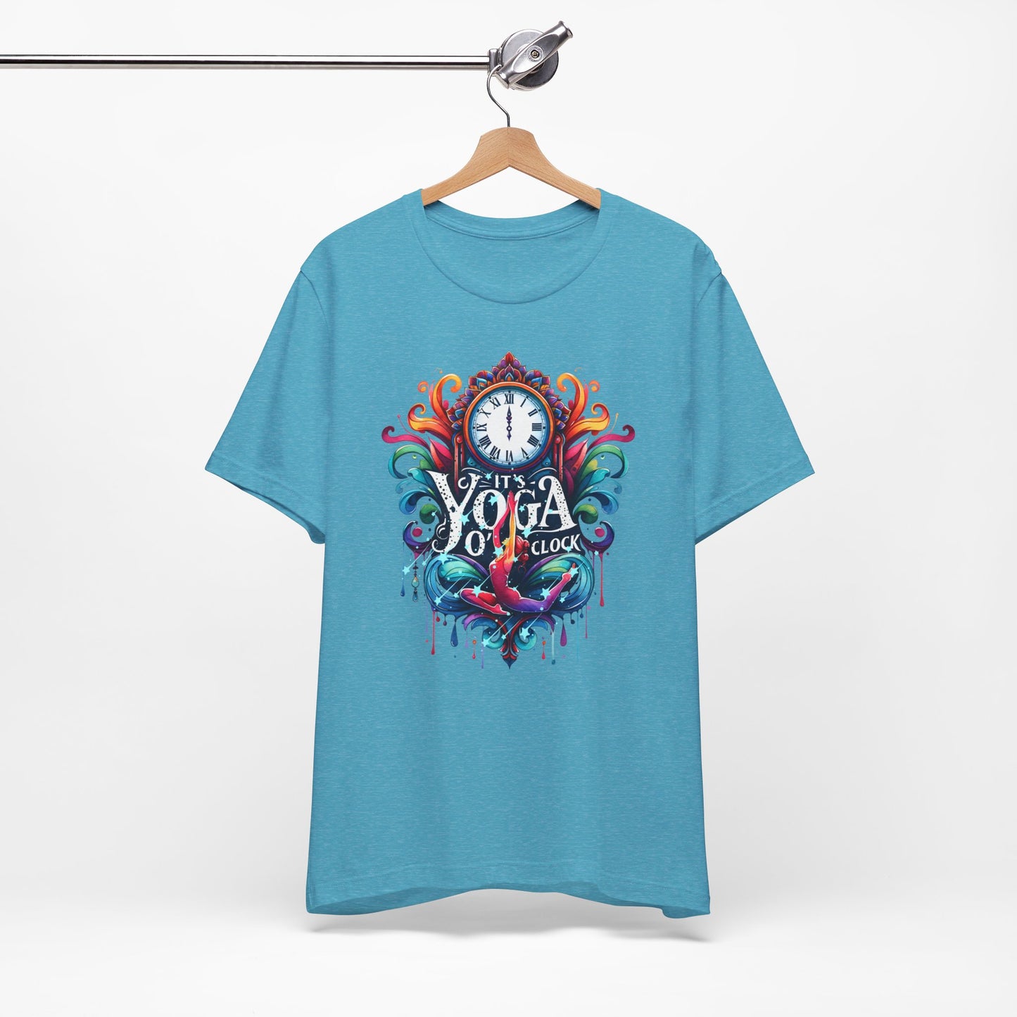It's Yoga O'clock Yoga T-Shirt, Cute Yoga workout Shirt, Yoga lovers T-shirt, Yoga Instructor Gift, Gym shirt, Gift For Yoga lover, Gift For Yogi.