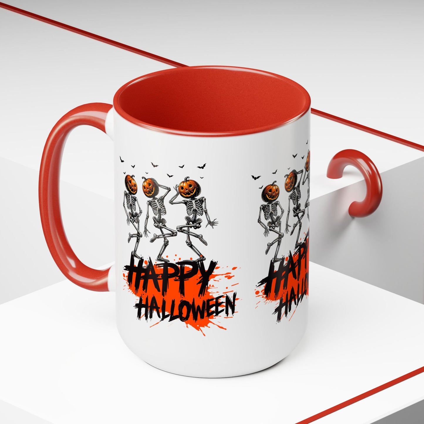 Happy Halloween Coffee Mug, Let's Go Halloween Coffee Mug, Trick or Treat Halloween Coffee Mug, Cute Skeleton Coffee Mug, Spooky Season Halloween Coffee Mug.