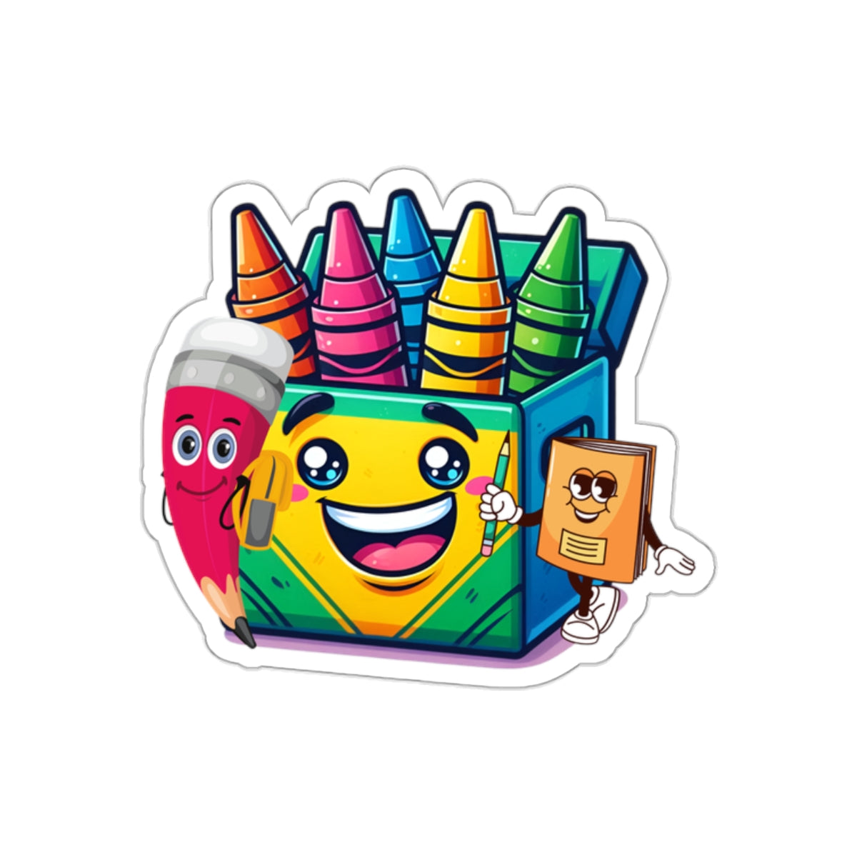 Back To School Kiss-Cut Stickers, First Grade Squad Kiss-Cut Stickers, Gift for First graders, Ready for School, Back to Learning.