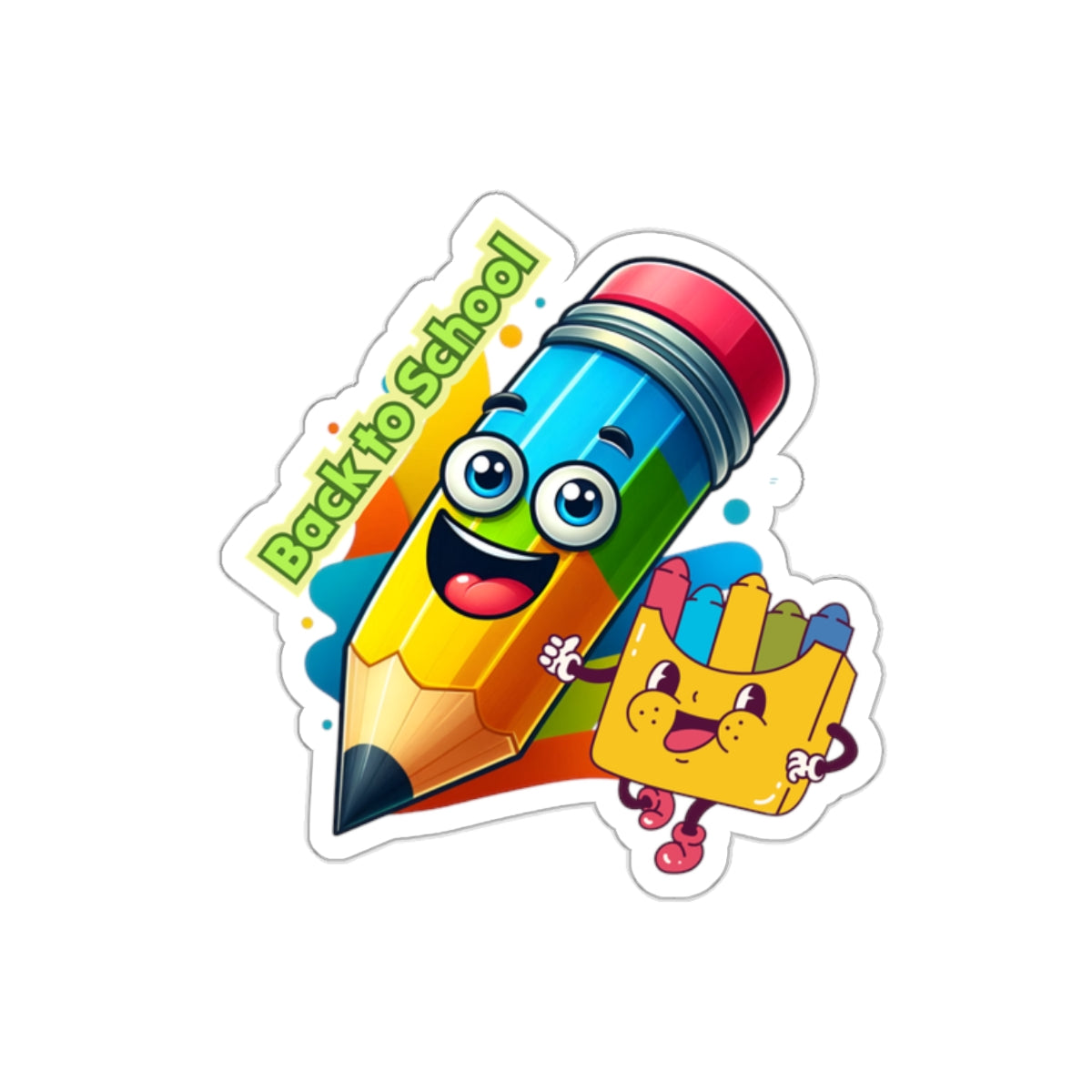 Back To School Kiss-Cut Stickers, First Grade Squad Kiss-Cut Stickers, Gift for First graders, Ready for School, Back to Learning.