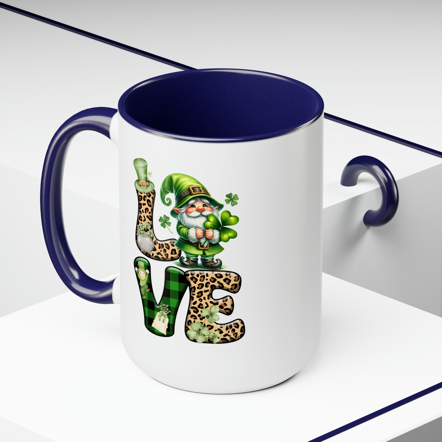 St Patrick's Day two-Tone Coffee Mugs, 15oz