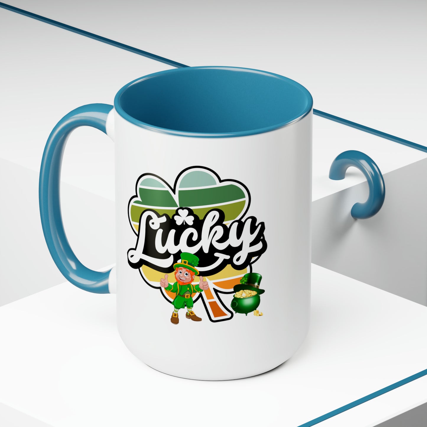 St Patrick's Day two-Tone Coffee Mugs, 15oz
