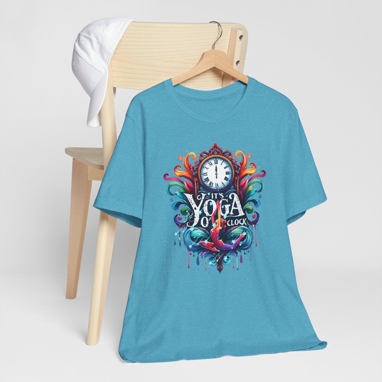 It's Yoga O'clock Yoga T-Shirt, Cute Yoga workout Shirt, Yoga lovers T-shirt, Yoga Instructor Gift, Gym shirt, Gift For Yoga lover, Gift For Yogi.
